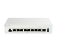 D-Link Routeur PoE Professionnel DBR-600-P – VPN Dual WAN 2,5G, 8× PoE+ (123W), Pare-feu, Gestion AP
