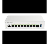 D-Link DBR-600-P/E Routeur 2.5 Gigabit Ethernet, 8 ports PoE, 7 ports RJ-45, 1 port WAN, USB 2.0/3.2 Gen 1, IPSec, SPI Firewall, Alimentation 54V