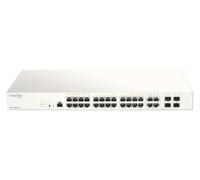 D-Link DBS-2000-28P commutateur réseau Géré L2 Gigabit Ethernet (10/100/1000) Connexion Ethernet, supportant l'alimentation via ce port (PoE) Gris