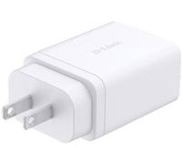 D-Link DCP-651 Chargeur USB 65 W USB-A femelle, USB-C® femelle (Power Delivery) Quick Charge 4.0, Power Delivery 3.0 blanc pour prise murale avec adaptateur
