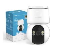 D-Link DCS-6530 Caméra Wi-FI extérieure panoramique et inclinable 2K | Couverture à 360° avec détection de personne AI, vision nocturne couleur, Wi-Fi 6 et protection extérieure IP65.