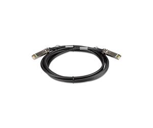 D-Link DEM-CB300S Câble 3m SFP+ vers SFP+ Mâle/Mâle Noir - 10 Gbit/s, AWG 30, Température -40°C à 85°C, Certification SFP MSA et SFF-8431