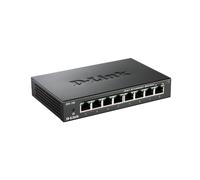 D-Link DES-108/E Switch 8 Ports 10/100 Mbps RJ-45, QoS, Full Duplex, Répertoire MAC 1000, Capacité 1.6 Gbit/s, Standards IEEE 802.3az/u/x/p
