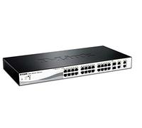 D-Link DES-1210-28P Switch Smart Web Manageable 28 ports Ethernet 10/100mbps avec POE- Idéal pour Entreprise Administration et Réseaux Gérés
