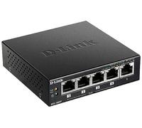 D-Link DGS-1005P/E commutateur réseau Non-géré Gigabit Ethernet (10/100/1000) Connexion Ethernet, supportant l'alimentation via ce port (PoE) Noir