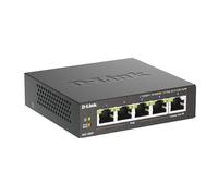 D-Link DGS-1005P Switch 5 Ports Gigabit 10/100/1000mbps avec POE- Idéal Partage de Connexion et Mise en Réseau Small/Home Office