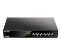 D-Link DGS-1008MP Switch 8 Ports Gigabit POE+ 10/100/1000mbps - Idéal pour Entreprise Administration et Réseaux Gérés