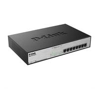 D-Link DGS-1008MP Switch 8 Ports Gigabit POE+ 10/100/1000mbps - Idéal pour Entreprise Administration et Réseaux Gérés