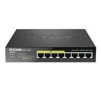 D-Link DGS-1008P/E commutateur réseau L2 Connexion Ethernet, supportant l'alimentation via ce port (PoE) Noir