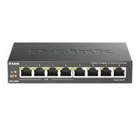 D-Link DGS-1008P/E commutateur réseau Non-géré L2 Connexion Ethernet, supportant l'alimentation via ce port (PoE) Noir