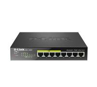 D-Link Switch 8 ports Gigabit POE 10/100/1000mbps - Idéal partage de connexion et mise en réseau Small Office Home Office (DGS-1008P)
