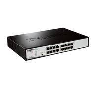 D-Link DGS-1016D/E commutateur réseau Non-géré Noir, Métallique