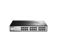 D-Link DGS-1024D/E Switch Non-Géré 24 Ports Gigabit RJ-45, 48 Gbit/s, MAC 8000 entrées, Mémoire Cache 0.5Mo, Dimensions 280x180x44mm