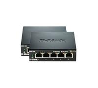 D-Link DGS-105 2 Pack Non-géré L2 Gigabit Ethernet (10/100/1000) Noir