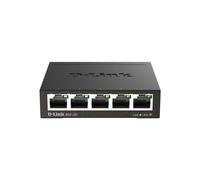 D-Link DGS-105/E : Switch Non-Géré L2 Gigabit Ethernet 5 Ports RJ-45 (10/100/1000) 10Gbps, QoS, Full Duplex, Boîtier Métal, IEEE 802.3az/x/u/ab/p