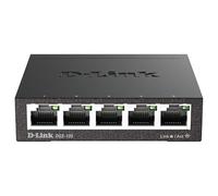 D-Link DGS-105 Switch 5 Ports Gigabit Metallique 10/100/1000mbps - Idéal Partage de Connexion et Mise en Réseau Small/Home Office