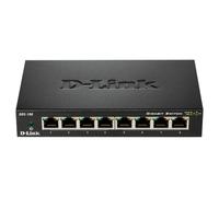 D-Link DGS-108 2 Pack Non-géré L2 Gigabit Ethernet (10/100/1000) Noir