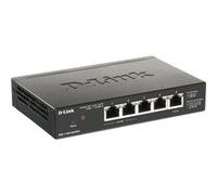 D-Link DGS-1100-05PDV2 commutateur réseau Géré Gigabit Ethernet (10/100/1000) Connexion Ethernet, supportant l'alimentation via ce port (PoE) Noir