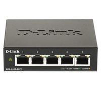 D-Link DGS-1100-05V2 Switch administrable Smart Gigabit 5 ports avec prise en charge VLAN, fonctionnalités de couche 2, QoS, 802.3az EEE, sans ventilateur