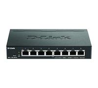 D-Link DGS-1100-08PV2/E Switch Smart Gigabit POE avec 8 Ports PoE, Budget PoE 64 W, 802.3af / at, Prise en Charge VLAN, fonctionnalités de Couche 2, QoS, 802.3az EEE - Cordon UE Uniquement