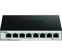 D-Link DGS 1100-08PV2 - Switch - smart - 8 x 10/100/1000 (PoE) - desktop - PoE (64 W)