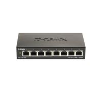 D-Link DGS-1100-08V2/E Switch Gigabit Ethernet L2 Géré 8 ports RJ-45 10/100/1000, Capacité 16 Gbit/s, Mémoire Cache 1.5 Mo, Jumbo Frames 9216