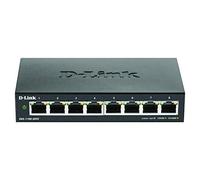 D-Link DGS-1100-08V2 Switch administrable smart Gigabit 8 ports avec prise en charge VLAN, fonctionnalités de couche 2, QoS, 802.3az EEE, sans ventilateur