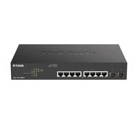 D-Link DGS-1100-10MPV2 Géré L2 Gigabit Ethernet (10/100/1000) Connexion Ethernet, supportant l'alimentation via ce port (PoE) 1U Noir