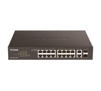 D-Link Commutateur intelligent DGS-1100-18PV2 16x Gigabit PoE+ +2x SFP 130W Rack Reconditionné