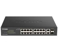 D-Link Commutateur intelligent DGS-1100-18PV2 16x Gigabit PoE+ +2x SFP 130W Rack Reconditionné