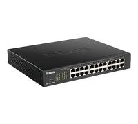 D-Link DGS-1100-24PV2/E Switch administrable Gigabit PoE 24 Ports avec 12 Ports PoE, Budget PoE de 100W, 802.3af/at, VLAN, fonctionnalités de Couche 2, QoS, 802.3az EEE - Cordon d'alimentation UE