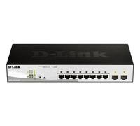 D-Link DGS-1210-08P commutateur réseau Géré L2/L3 Gigabit Ethernet (10/100/1000) Connexion Ethernet, supportant l'alimentation via ce port (PoE) Noir