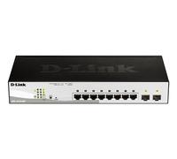 D-Link DGS-1210-08P Géré L2 Gigabit Ethernet (10/100/1000) Connexion Ethernet, supportant l'alimentation via ce port (PoE) Noir