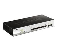 D-Link DGS-1210-08P commutateur réseau Géré L2/L3 Gigabit Ethernet (10/100/1000) Connexion Ethernet, supportant l'alimentation via ce port (PoE) Noir