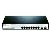 D-Link DGS-1210-10 Géré L2 Gigabit Ethernet (10/100/1000) 1U Noir, Gris