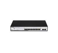 D-Link DGS-1210-10, Géré, L2, Gigabit Ethernet (10/100/1000), Full duplex, Grille de montage, 1U