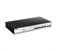 D-Link DGS-1210-10MP commutateur réseau Géré L2/L3 Gigabit Ethernet (10/100/1000) Connexion Ethernet, supportant l'alimentation via ce port (PoE) Noir