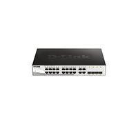 D-Link Commutateur DGS-1210-16/E – 16 ports Gigabit + 4 SFP combinés – Smart L2 géré