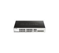 D-Link DGS-1210-16 Switch Smart Web Manageable 16 Ports Gigabit 10/100/1000mbps - Idéal pour Entreprise Administration et Réseaux Gérés