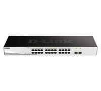 D-LINK Commutateur Smart+ DGS-1210-26 - Intelligent - 24 x 10/100/1000 + 2 x Gigabit SFP - Ordinateur de bureau, Montable sur rack