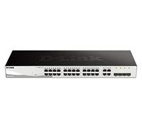 D-Link DGS-1210-28 Switch Smart Web Manageable 28 Ports Gigabit 10/100/1000mbps - Idéal pour Entreprise Administration et Réseaux Gérés