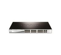 D-Link DGS-1210-28P/E Switch Gigabit Ethernet L2 manageable 24 ports RJ45 10/100/1000 + 4 ports SFP, PoE, QoS, ACL, 56 Gbit/s, 1U