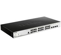 D-Link Commutateur géré DGS-1210-28P/ME – 24 ports Gigabit PoE + 4 SFP, 193 W, L2/L3