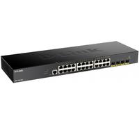 Switch réseau D-LINK DGS 1250-28X - Commutateur - L3 Lite - intelligent - 24 x 10/100/1000 + 4 x 10 Gigabit SFP+ - Montable sur rack
