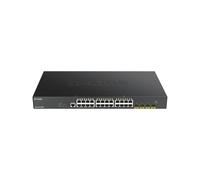 D-Link Commutateur DGS 1250-28XMP 24 ports Giga PoE 4x10G SFP+ Montable sur rack