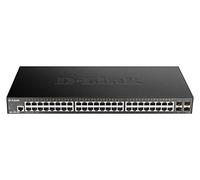 D-Link DGS-1250-52X Switch Smart+ 48-Port Gigabit + 4x 10G SFP+ Idéal pour Entreprise Administration et Réseaux Gérés