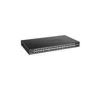 D-Link DGS-1250-52XMP Switch Smart+ 48-Port Gigabit PoE + 4x 10G SFP+, Budget PoE 370W - Idéal pour Entreprise Administration et Réseaux Gérés