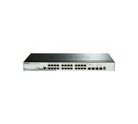 D-Link DGS-1510-28P : Commutateur manageable L3 Gigabit Ethernet 24 ports RJ-45 PoE + 4 ports SFP (2 SFP+ 10G) - Capacité 92 Gbit/s, VLAN, QoS