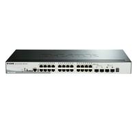 D-Link DGS-1510-28P : Commutateur manageable L3 Gigabit Ethernet 24 ports RJ-45 PoE + 4 ports SFP (2 SFP+ 10G) - Capacité 92 Gbit/s, VLAN, QoS