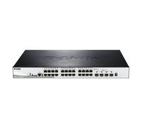 D-Link Commutateur géré DGS-1510-28XMP L2/L3 24x1G PoE+ 4x10G SFP+ 370W Noir/Gris